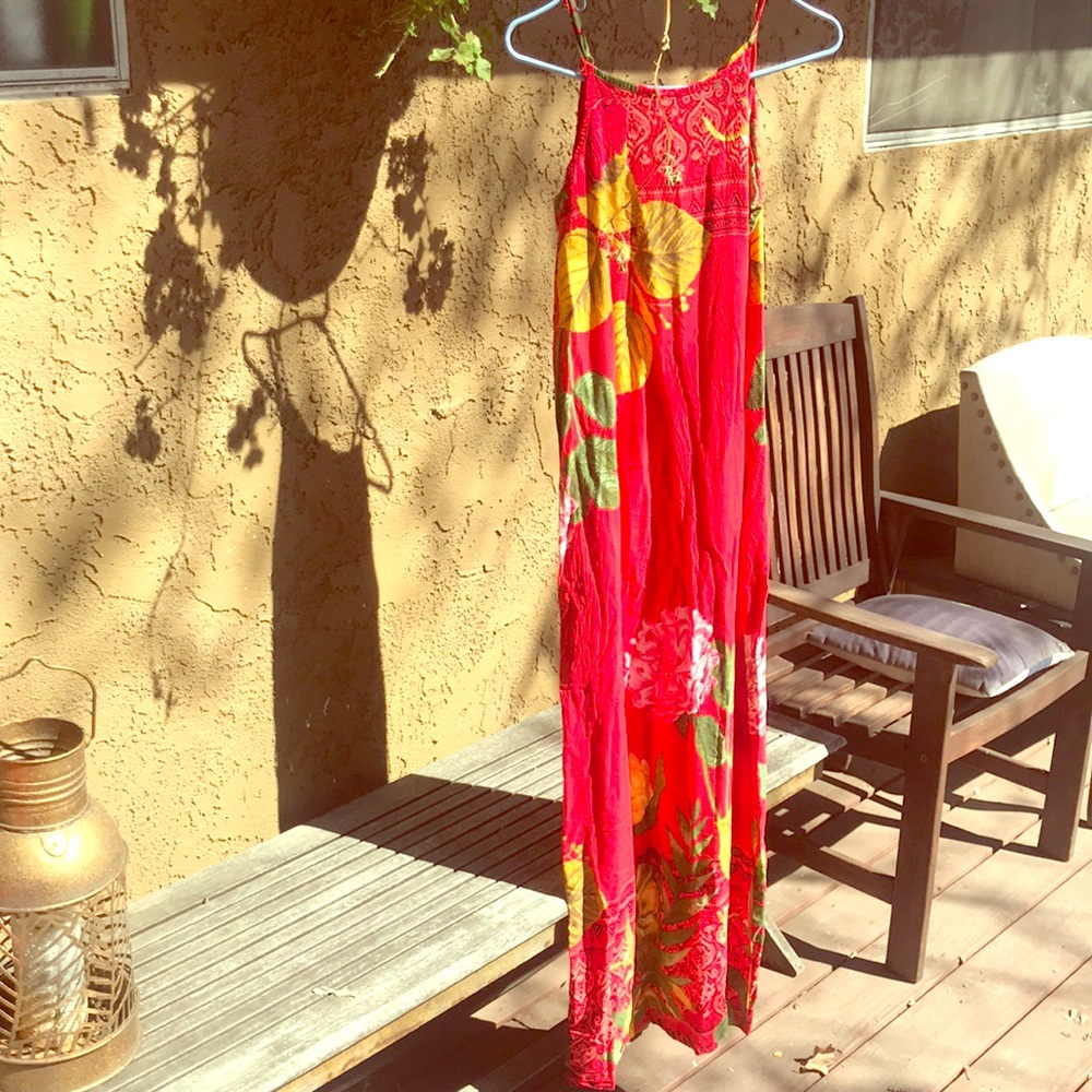 Floral sun dress (bought in Brazil!)